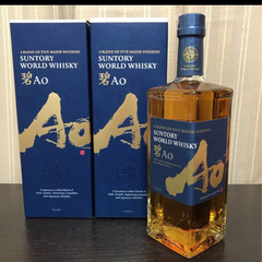 Suntory Ao ２本セット SUNTORY 碧 Ao 2本セット 専用グラス付き Amazon.co.jp