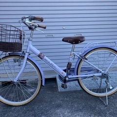 CHOCOLATE[ショコラータ]女の子自転車22インチ新品同様...