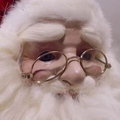 熊にまたがるサンタクロース 人形 約67cm クマにのる珍しい クリスマス オーナメント フィギュア 札幌市東区 新道東店の画像