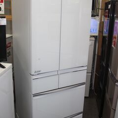 ★特別価格 6ドア 美品！値下げ ★三菱 冷凍冷蔵庫 (MR-MX46E-W形)455L 19年製★大田区、品川区 配送・設置無料★店頭取引歓迎