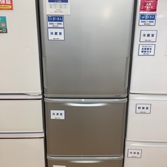 SHARP 3ドア冷蔵庫 2015年製 350L SJ-WA35B-S