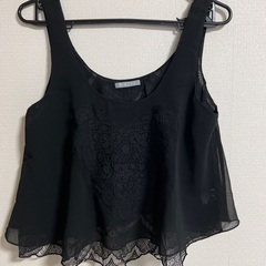 黒レース　トップス　新品未使用