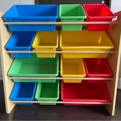 おもちゃ箱 ラック おもちゃ収納 トイザらスの画像