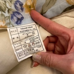 0円お譲りします・軽い掛け布団の画像