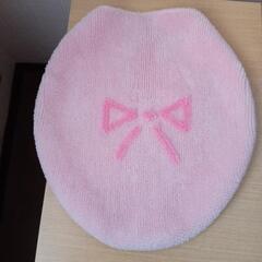 美品です　トイレ🚽　便座カバー　ピンク