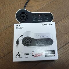 iXZ TASCAM オーディオインターフェースの画像