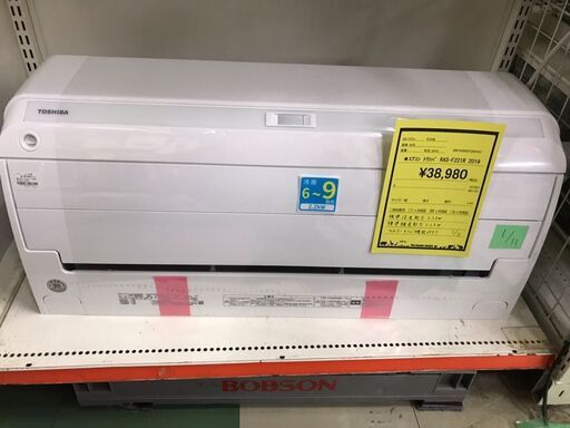 エアコン TOSHIBA RAS-F221R 2019年製