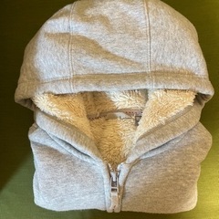 【決まりました】UNIQLO ユニクロ  裏ボア付き　グレーパー...