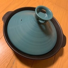 タジン鍋　おしゃれ かわいい 土鍋 お鍋 モロッコ グリーン　福...