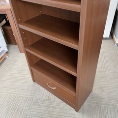 【超美品‼️】定価24,400円♪ 日本製 65cm幅オープンラック 本棚/多目的棚 シェルフ ブラウン♪の画像