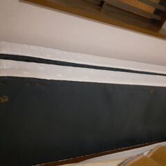 お引き取り決定！無料です！２つに解体できるダブルベッド（ダブルク...