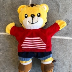 【美品・リュック未使用】しまじろうパペット　ぬいぐるみ　こどもちゃれんじ　リュックセットの画像