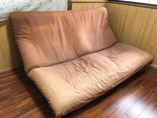 リクライニング ローソファ　背もたれ高め　専用カバー付き