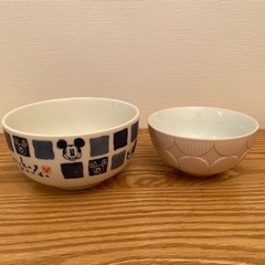 ミッキーどんぶり 2つの画像