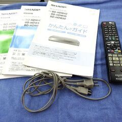 ブルーレイレコーダー HDD500GB 2009年製 シャープ BD-HDW45 中古 SHARP 札幌市豊平区 西岡店の画像