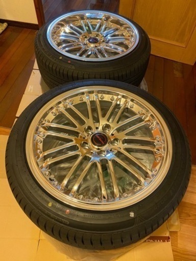 新品同様　18インチアルミホイール　タイヤ4本セット