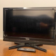 TOSHIBA 液晶テレビ　ハードディスク内蔵の画像