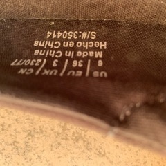 GAP レザー？デッキシューズ　US 6の画像