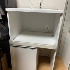 炊飯器、レンジの棚