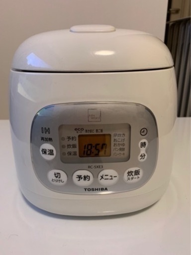 3合炊き炊飯器 TOSHIBA RC-5XE3