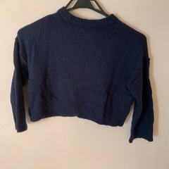 ZARA KIDS ザラキッズ　紺のニット セーター　サイズ128センチの画像
