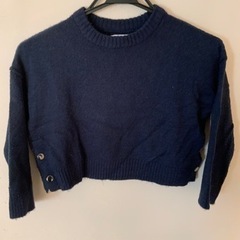 ZARA KIDS ザラキッズ　紺のニット セーター　サイズ12...
