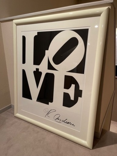 LOVE 額入りポスター　ロバートインディアナ