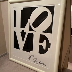 LOVE 額入りポスター　ロバートインディアナ