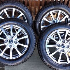 アルミホイール付スタッドレスタイヤ　155/65R14　ブリザッ...