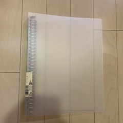 ③ 【直接引き渡し・新品】無印 バインダー B5・26穴の画像
