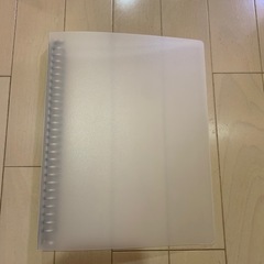 ④ 【直接引き渡し・ほぼ未使用】無印 バインダー B5・26穴