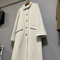 新品未使用　ウール100%  ロングコートの画像