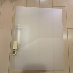 【直接引き渡し・新品】無印 ファイル(リング式) A4・2穴の画像