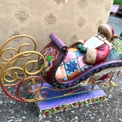 サンタさん☆ Enesco Jim Shore Heartwoo...