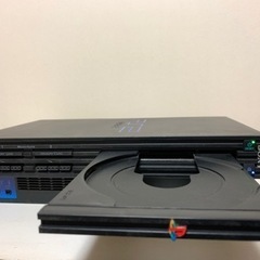 PlayStation2 本体＋スタンド＋純正コントローラーの画像