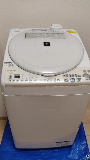 【SHARP】ES-T82E9-W[8kg/ヒーター乾燥/Ag+イオン/穴なし槽\n