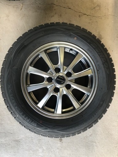スタッドレスホイール4本セット205/65R15  5穴  PCD100 ハブ径51 オフセット+51