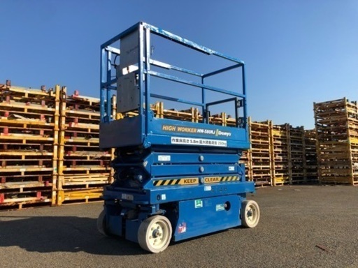 高所作業車　Denyo HW－580RJ 最大床高さ 5.8ｍ　 #1003208