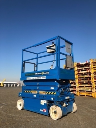 高所作業車　Denyo HW－580RJ 最大床高さ 5.8ｍ　 #1003208