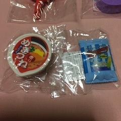 食べ物消しゴム5個  新品未使用の画像