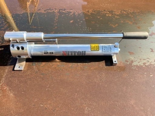 日東造機　アルミハンドポンプ　シリンダー　美品