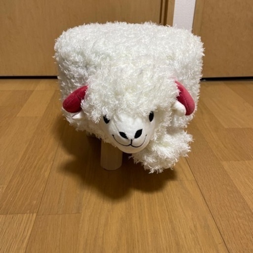 スツール アニマル 洗えるカバー チェア 椅子 ロータイプ