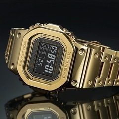 g-shockフルメタルゴールドモデル 