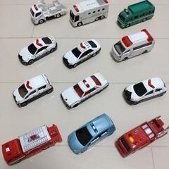 トミカ　パトカー消防車セット