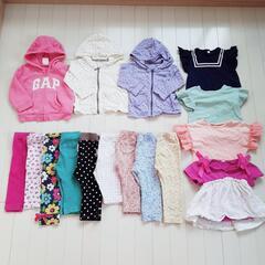 80cm春夏女の子服16点まとめ売りユニクロGAPCRAFアプレ...