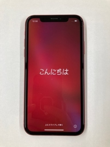 iPhoneXR 64G プロダクトレッドSIMフリー バッテリー93% 付属品未使用 極美品