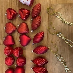 クリスマスオーナメント(全40個➕リボン🎀)の画像