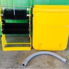 みのる産業　ラクリーン　マット苗箱洗浄機　LSC-4 イエロー