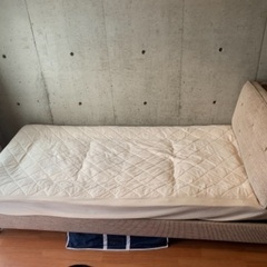 12月28日まで【お譲りします】ベルーナ  ファブリックベッド ...