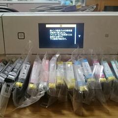 EPSON　複合機　EP-808AW　ジャンク？　＋　互換インク...